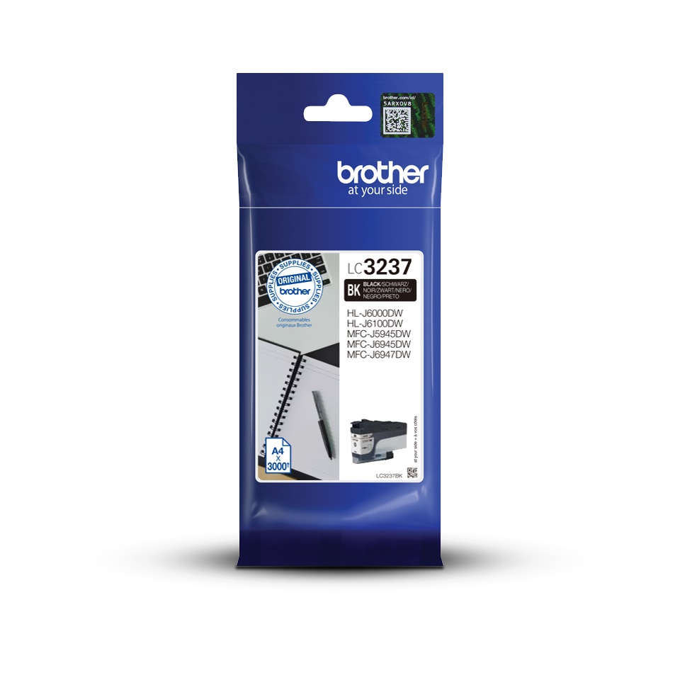 Cartuccia BROTHER originale  LC-3237BK