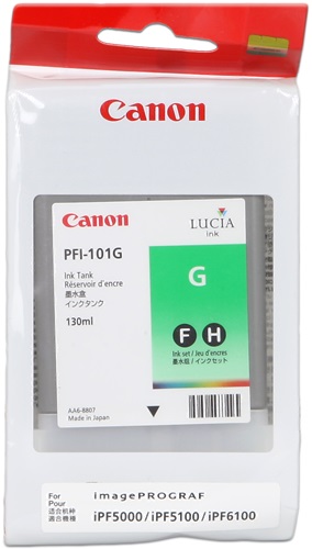 Cartuccia CANON originale  0890B001, PFI-101G