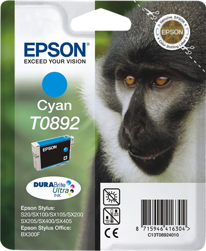 Cartuccia EPSON originale  C13T08924010, C13T08924011, T0892