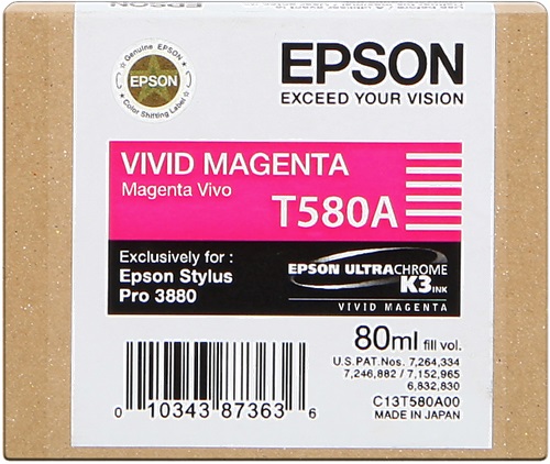 Cartuccia EPSON originale  C13T580A00, T580A
