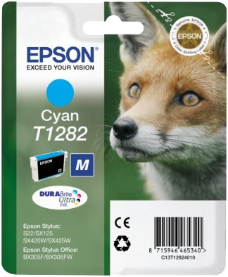 Cartuccia EPSON originale  C13T12824010, C13T12824011, C13T12824012, T1282
