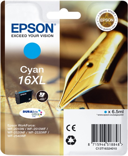 Cartuccia EPSON originale  16XL, C13T16324010, C13T16324012