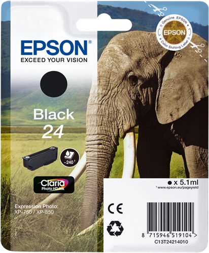 Cartuccia EPSON originale  24, C13T24214010, C13T24214012