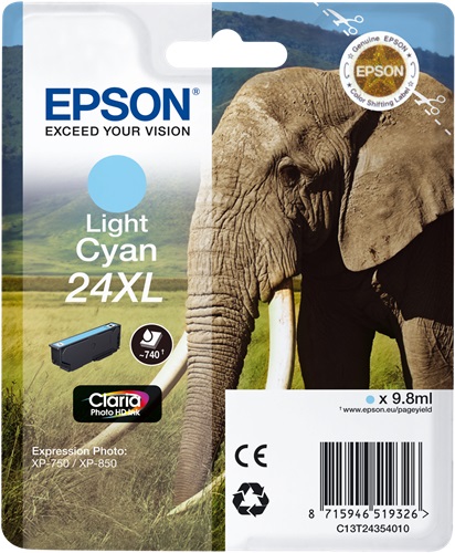 Cartuccia EPSON originale  24XL, C13T24354010, C13T24354012