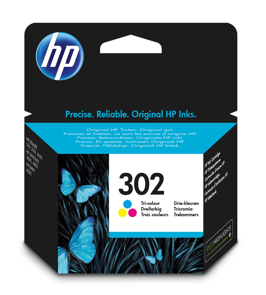 Cartuccia HP originale  302, F6U65A, F6U65AE