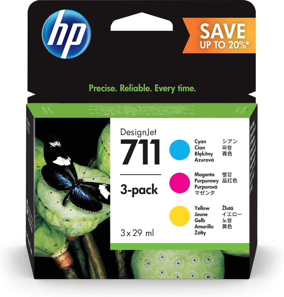 Cartuccia HP originale  711, P2V32A