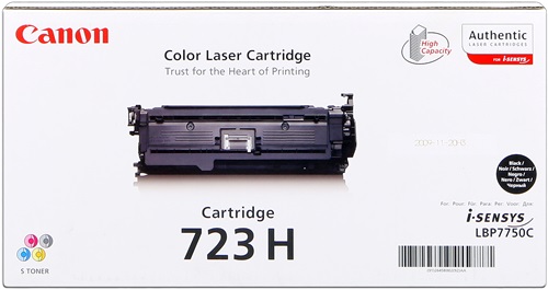 Toner Laser Originale CANON  2645B002, 723H BK