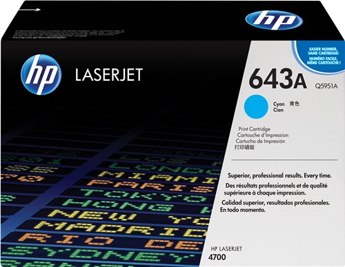 Toner Laser Originale HP  643A, Q5951A