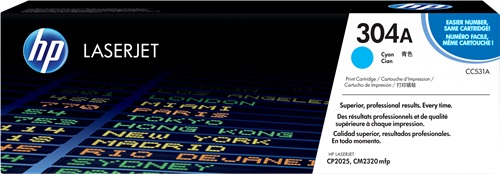 Toner Laser Originale HP  304A, CC531A
