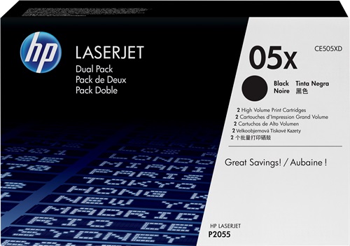 Toner Laser Originale HP  05X, CE505XD