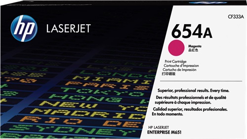 Toner Laser Originale HP  654A, CF333A