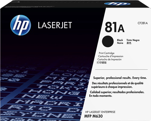 Toner Laser Originale HP  81A, CF281A