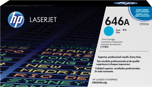 Toner Laser Originale HP  646A, CF031A
