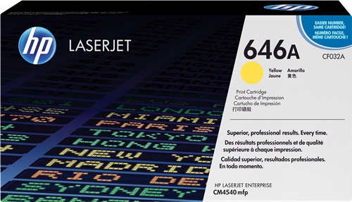 Toner Laser Originale HP  646A, CF032A