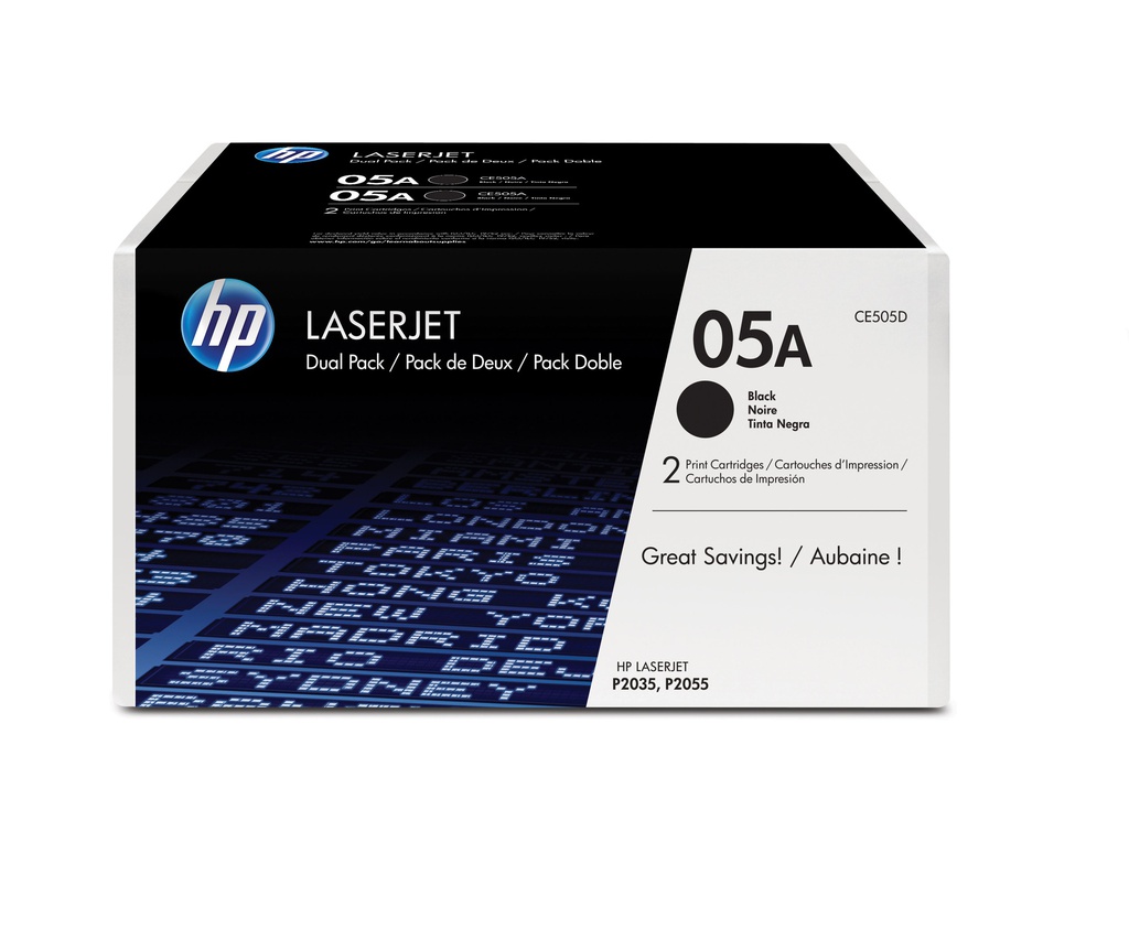 Toner Laser Originale HP  05A, CE505D