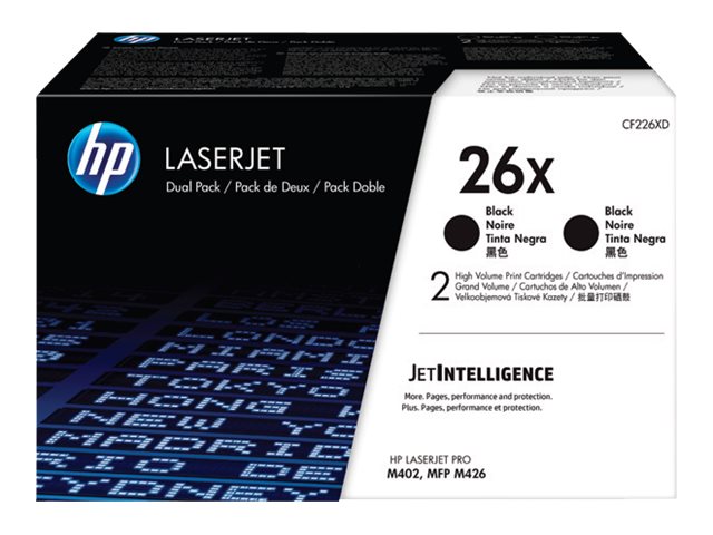 Toner Laser Originale HP  26X, CF226XD