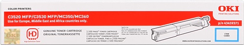 Toner Laser Originale OKI  43459371