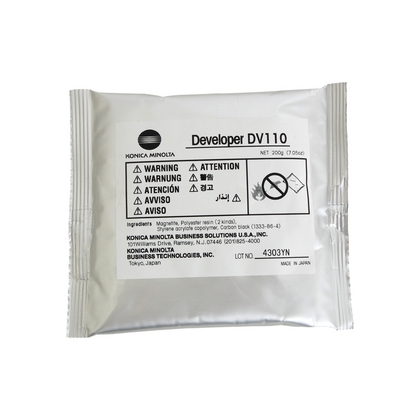 Cartuccia Developer Originale KONICA - UBIX, MINOLTA  106, 8936-416, 8936-418, 8936-488, 8936-493, DV110