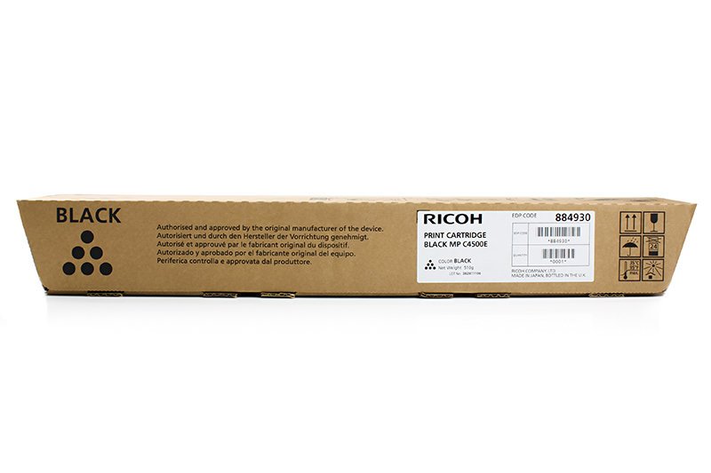 Toner originale RICOH, INFOTEC, NASHUATEC  842034, 884930, 884934, 888608, 888620, 89040226, DTC4500BLK, K204, Type C4500