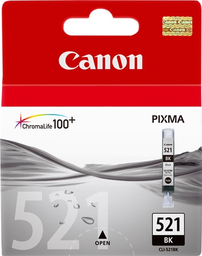 [IO-4606528] Cartuccia CANON originale  2933B001, CLI-521BK