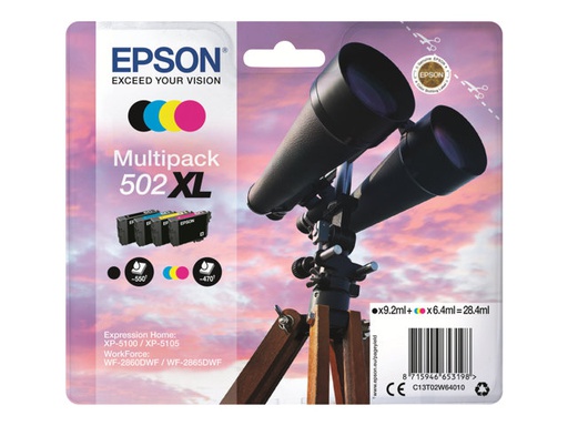 [IO-4605701] Cartuccia EPSON originale  502XL, C13T02W64010