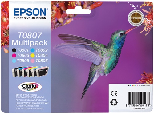 [IO-4602502] Cartuccia EPSON originale  C13T08074010, C13T08074011, T0807
