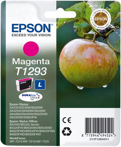 [IO-4607192] Cartuccia EPSON originale  C13T12934010, C13T12934011, C13T12934012, T1293