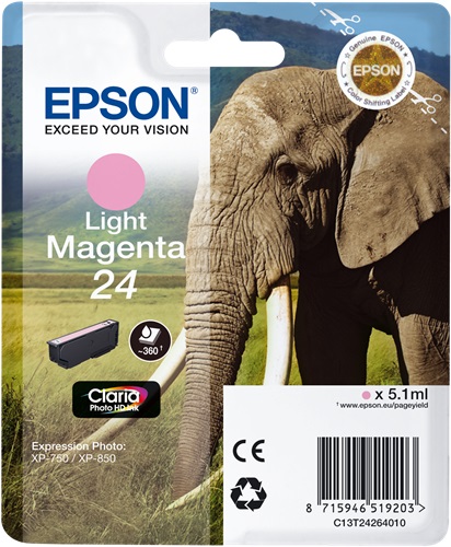[IO-4607809] Cartuccia EPSON originale  24, C13T24264010, C13T24264012