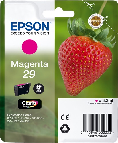 [IO-4608741] Cartuccia EPSON originale  29, C13T29834010, C13T29834012