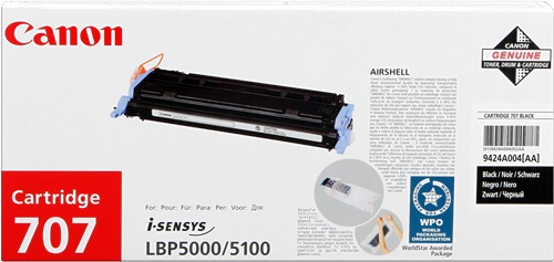 [TO-4602521] Toner Laser Originale CANON  707BK, 9424A004