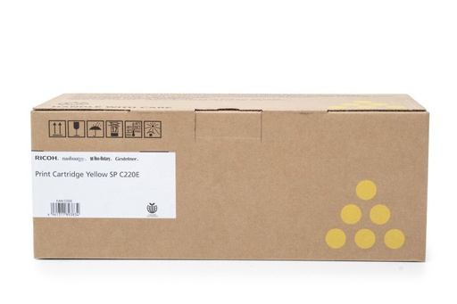 [TO-4602316] Toner Laser Originale RICOH, NASHUATEC  406055, 406106, 406147, 406768, 407643, CT220YLW, K241/Y, SP-C220E