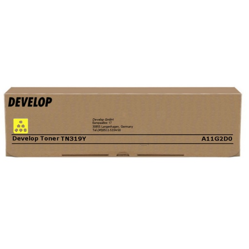 [1250387] Toner originale DEVELOP  A11G2D0, TN-319Y